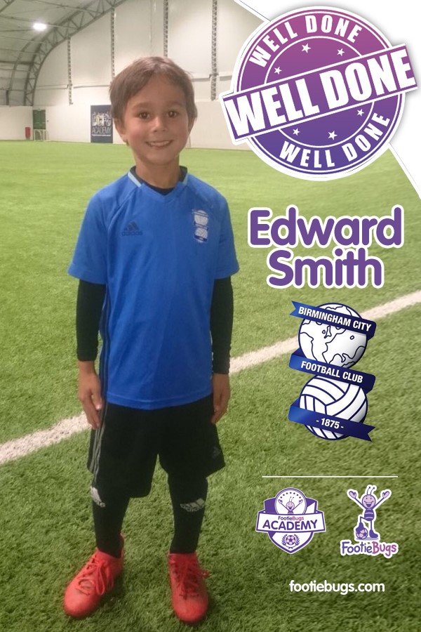 FootieBugs Football Academy in Solihull - Edward Smith BCFC