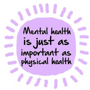 image showing mental health is just as important as physical health