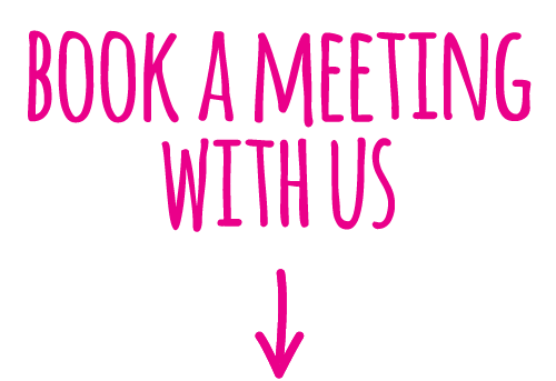 "Book a meeting with us" header