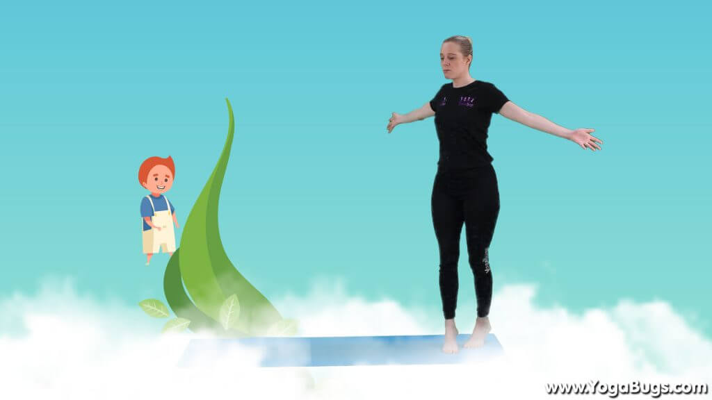 a screen shot from the jack and the beanstalk video