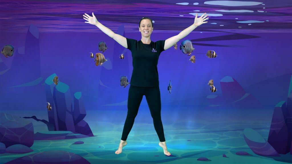 a screen shot from the undersea adventure video